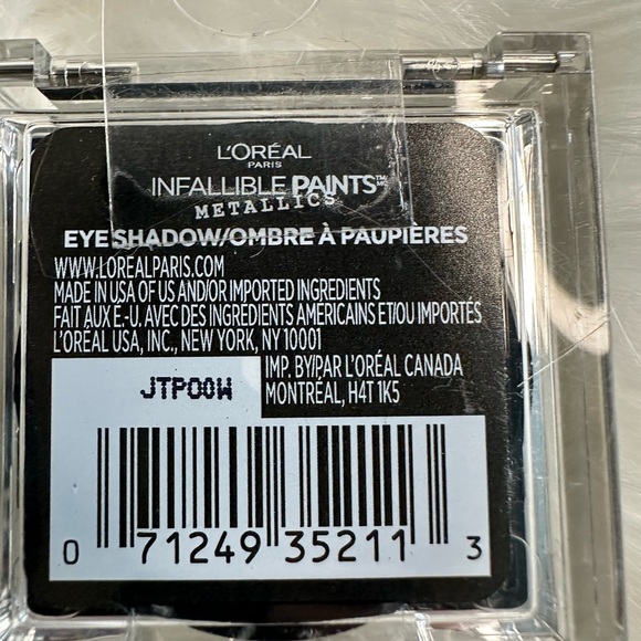 💜3/$15 L'Oreal Infallible Paints Metallic Eyeshadow - Picture 3 of 4
